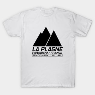 La Plagne France Ski Resort Paradiski Skiing T-Shirt